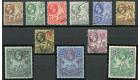 SG170-180. 1912 Set of 11. Very fine used...