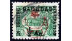 SG13. 1917 1/2a on 10pa Green. Superb fine used...
