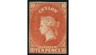 SG9. 1857 10d Dull vermilion. Very fine fresh mint...