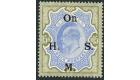 SG O71. 1909 15r Blue and olive-brown. Brilliant fresh mint...