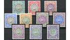 SG31-40. 1903 Set of 10. Superb fresh mint with stunning...