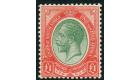 SG17. 1916 £1 Green and red. Superb fresh mint...
