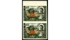 SG30a. 1968 10r Lionfish 'Imperforate Pair' Brilliant U/M mint..