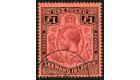 SG80. 1928 £1 Purple and black/red. Exceptionally fine used...