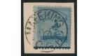 SG17. 1900 1d Pale blue/blue. Superb fine used on piece...