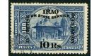 SG O31. 1920 10r on 100pi Slate-blue. 'Official'. Superb fine us