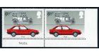 SG1190 Variety. 1982 19 1/2p Multicoloured. 'Imperforate to shee