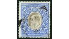 SG67. 1903 £10 Grey and blue. Choice brilliant fine used...