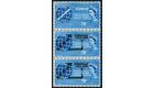 SG645a. 1963 1/6 Blue and black. 'Black Omitted'. U/M mint verti