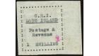 SG20. 1916 1/- Black. Brilliant fresh unused sheet marginal...