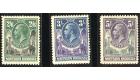 SG12-14. 1925 2/6 to 5/- (3 values). Superb mint...