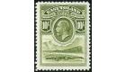 SG10. 1933 10/- Olive-green. Superb fresh U/M nint...