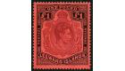 SG114. 1938 £1 Brown-purple and black/red. Superb U/M mint...