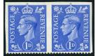 SG504c. 1951 1d Light Ultramarine. 'Imperforate Three Sides'. U/