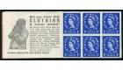 SG571b. 1958 1d Ultramarine. 'Part Perforate Pane'. U/M mint...