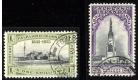 SG134-135. 1/- and 2/6/ Both superb used with 'FOX BAY' c.d.s...