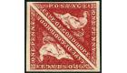 SG18. 1864 1d Deep carmine-red. Superb fresh mint pair...