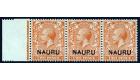 SG4a. 1916 2d Orange. 'NAUP.U' for 'NAURU'. Centre stamp in a st