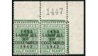 SG162c. 1942 1/2d Bluish green. 'Accent Flaw'. Brilliant fresh U