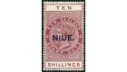 SG37b. 1927 10/- Brown-red. Lovely fresh well centred mint...