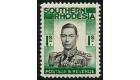 SG48a. 1937 1/- Black and blue-green. 'Double Print Of Frame'. B