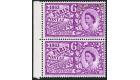 SG636a, 1963 6d Green and mauve. 'Green Omitted'. Brilliant U/M 
