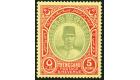 SG25. 1921 $5 Green and red/pale yellow. Choice superb fresh per