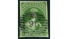 SG86. 1862 1/- Deep green. Superb used with beautiful intense co