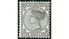 SG186. 1878 5/- Grey. Superb fresh mint with excellent colour an