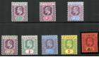 SG85-93. 1904 Set of 8. Superb fresh mint...