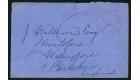 SG FR2. 'RED FRANK'. 1876 Superb full strike on cover to England