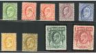 SG43-50. 1904 Set of 8. Superb fine used...