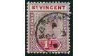 SG68w. 1899 1d Dull mauve and carmine. 'Watermark Inverted'. ver
