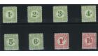 SG D11-D18. 1940 Postage Due Set. Superb mint...