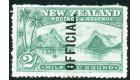 SG O66. 1907 2/- Blue-green. 'OFFICIAL'. Brilliant fresh mint...