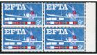 SG715a. 1967 9d Multicoloured. 'Missing 4 colours'. U/M mint blo