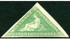 SG21. 1863 1/- Bright emerald-green. Superb fresh mint...