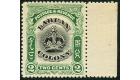 SG118c. 1902 2c Black and green. Line through 'B". Superb fresh 