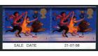 SG2051a. 1998 26p Multicoloured 'Imperforate Pair'. Brilliant fr