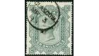 SG128. 1878 10/- Greenish grey. Superb used with beautiful colou