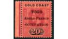 SG H58. 1916 20/- Purple and black/red. Brilliant fresh mint mar