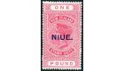 SG37. 1923 £1 Rose-carmine. Choice superb fresh mint...