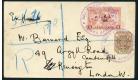 1900. 1d on 1d Red Commemorative. Brilliant used on cover...