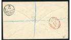 1900. 1d on 1d Red Commemorative. Brilliant used on cover...