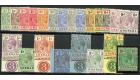 SG112-134. 1921 Set of 22 Choice superb fresh mint...