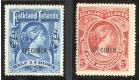 SG41s-42s. 1898 Set of 2. 'SPECIMEN'. Very fine fresh mint...