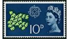 SG628b. 1961 10d Multicoloured. 'Turquoise Omitted'. Brilliant U