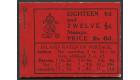 SG BB3. 1912 2/- Booklet. Brilliant fresh...