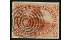 SG5. 1852 3d Red. Superb fine used...