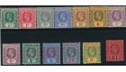 SG12-24. 1912 set of 13. Superb fresh mint...